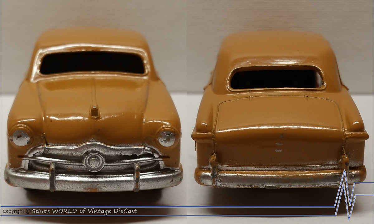 Dinky Toys GB N°139A Ford Fordor Sedan 1/43 - Marron - Peu Joué