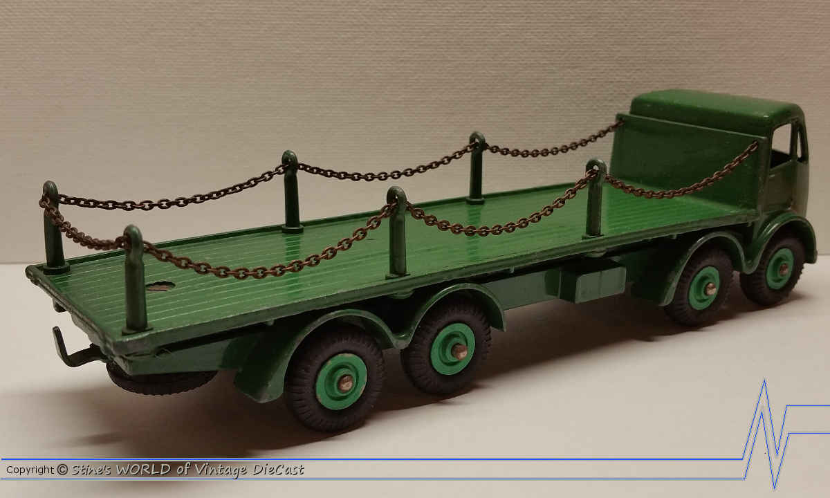 Dinky Toys N°505 Foden Flat Truck Camion Plateau Vert échelle 1/50 Boîte D'origine