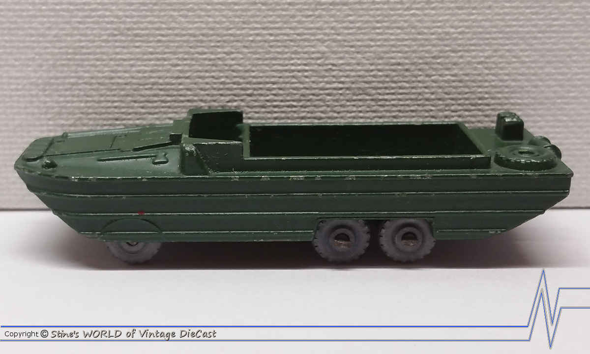 MATCHBOX N° 55 D.U.K.W Amphibian 1958 Matchbox GMC DUKW Amphibious Military Vehicle (1958-1962 #55