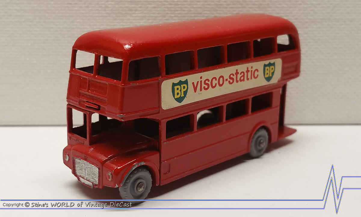 MATCHBOX LESNEY #5b London Bus - Rare BP Visco-Static Mint in Box MATCHBOX LESNEY #5b London Bus - Rare BP Visco-Static Mint in Box