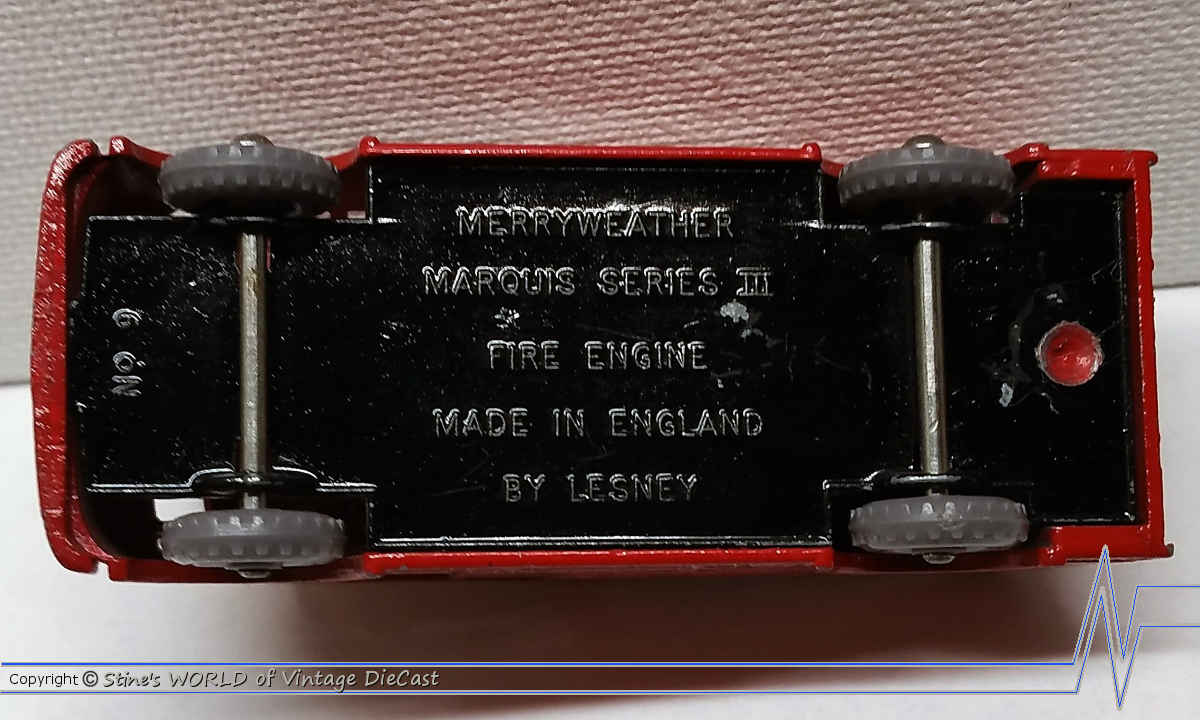 Matchbox 9-C – Merryweather Marquis Fire Escape – Miniature Pompiers – En Boîte – Occasion