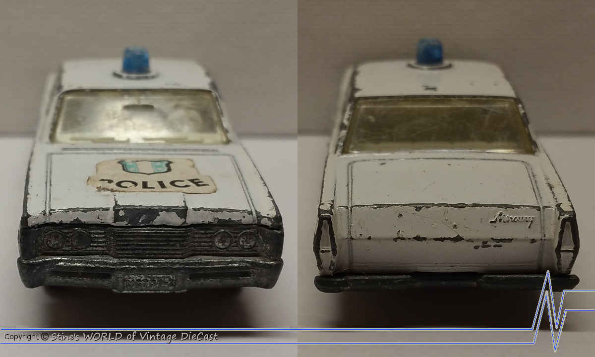 Matchbox Lesney - Voiture De Police N°55 - Vintage - Collection Angleterre
