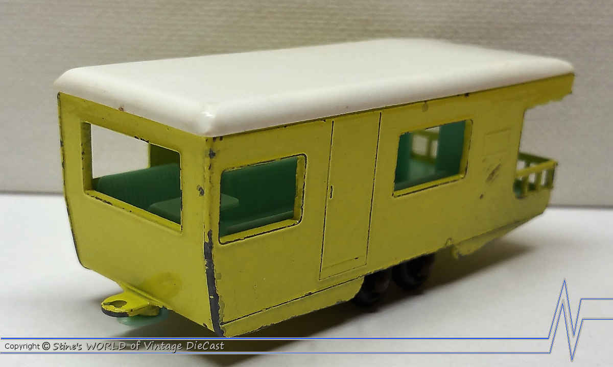 MATCHBOX N° 23D TRAILER CARAVAN 1965 Matchbox 23d, Trailer Caravan - Free Price Guide & Review