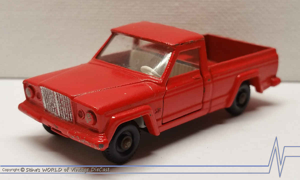 Matchbox Lesney Jeep Gladiator 1962 – Pick-up Rouge N°71, Collection Angleterre, état Quasi Neuf