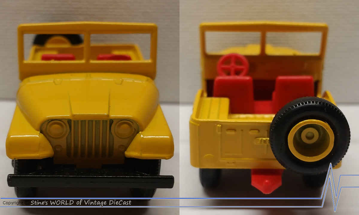 Matchbox Lesney N. 72b Scatola Riproduzione Standard Jeep, Solo Scatola