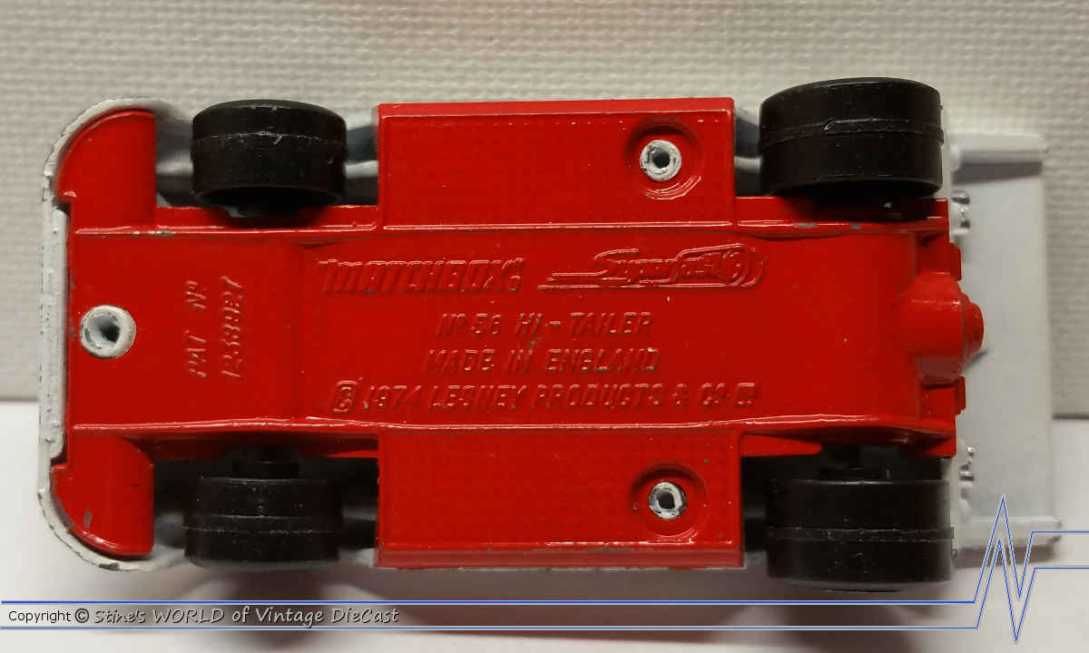 Matchbox Superfast N° 56, Hi - Tailer, - Superb Très Proche De