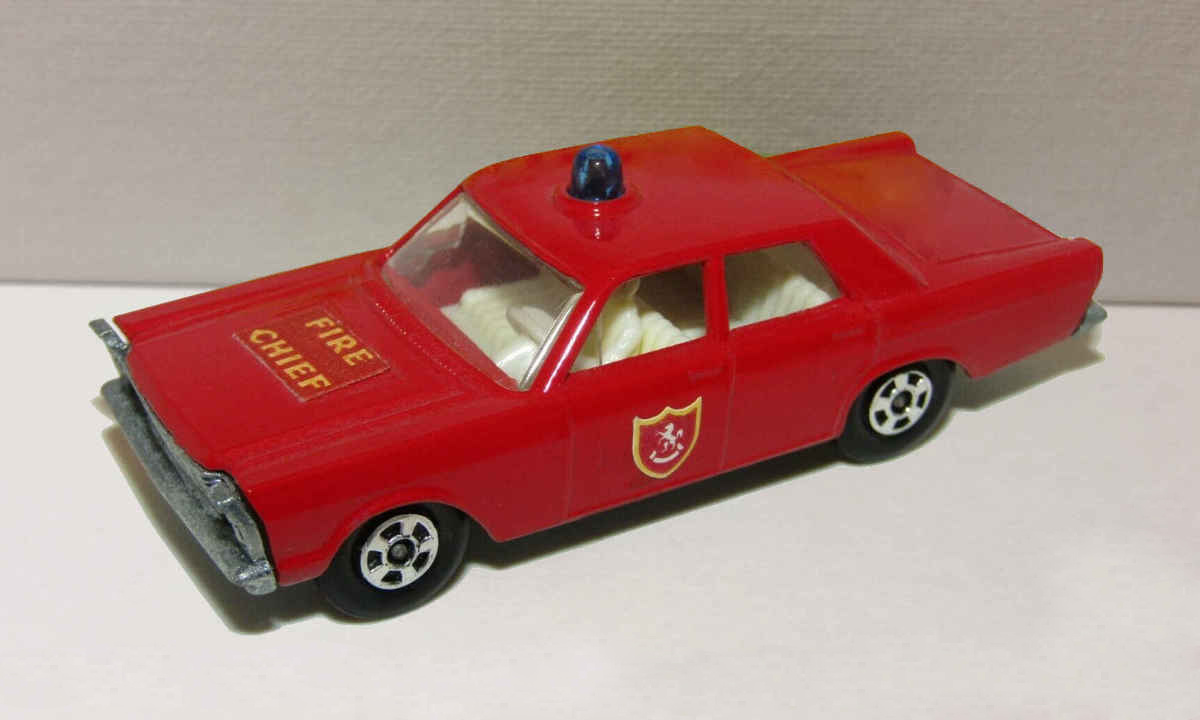 Matchbox Lesney Superfast N°59 Mercury Fire Chief - MIB - Neuve En Boîte